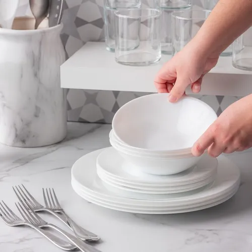 Las mejores ofertas en Vajilla Vidrio Blanco Luminarc & serveware