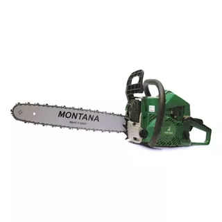 Motosierra Montana Espada 20'' Y 52cc - Arranque Facil-nafta Color Verde Oscuro