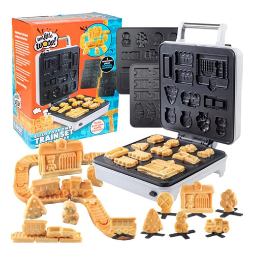 Train Set Waffle Maker - Construye Pistas En Forma De Gofre