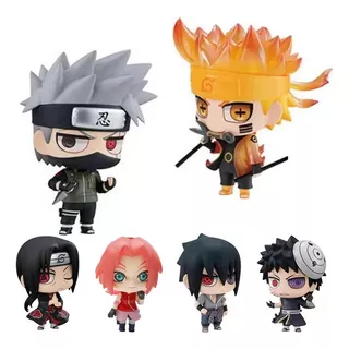 Figuras De Acción Naruto, Sasuke, Itachi, Kakashi, Obito