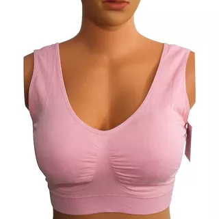 Paquete De 6 Crop Top Deportivo Yoga Amapola