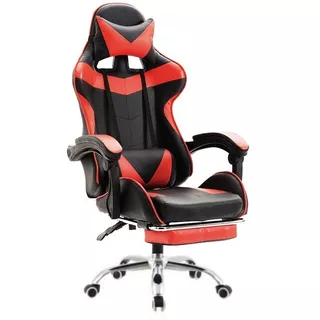 Silla Gamer Semi Profesional Con Reposa Pies, Varios Colores