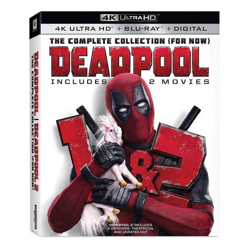 Deadpool 1 Uno Y 2 Dos Marvel Boxset 2 Peliculas 4k Ultra Hd
