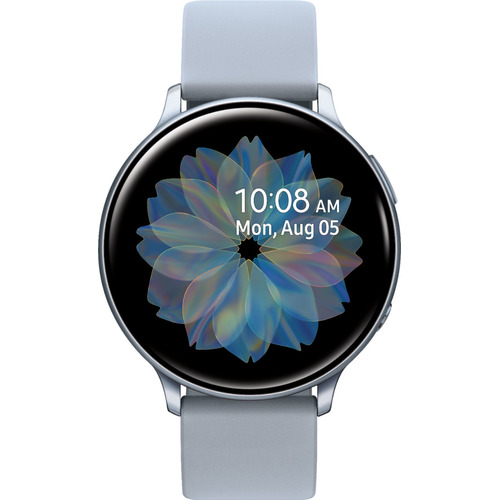 Samsung Galaxy Watch Active2 (Bluetooth) 1.4" caja 44mm de  aluminio, malla  cloud silver de  fluoroelastómero SM-R820