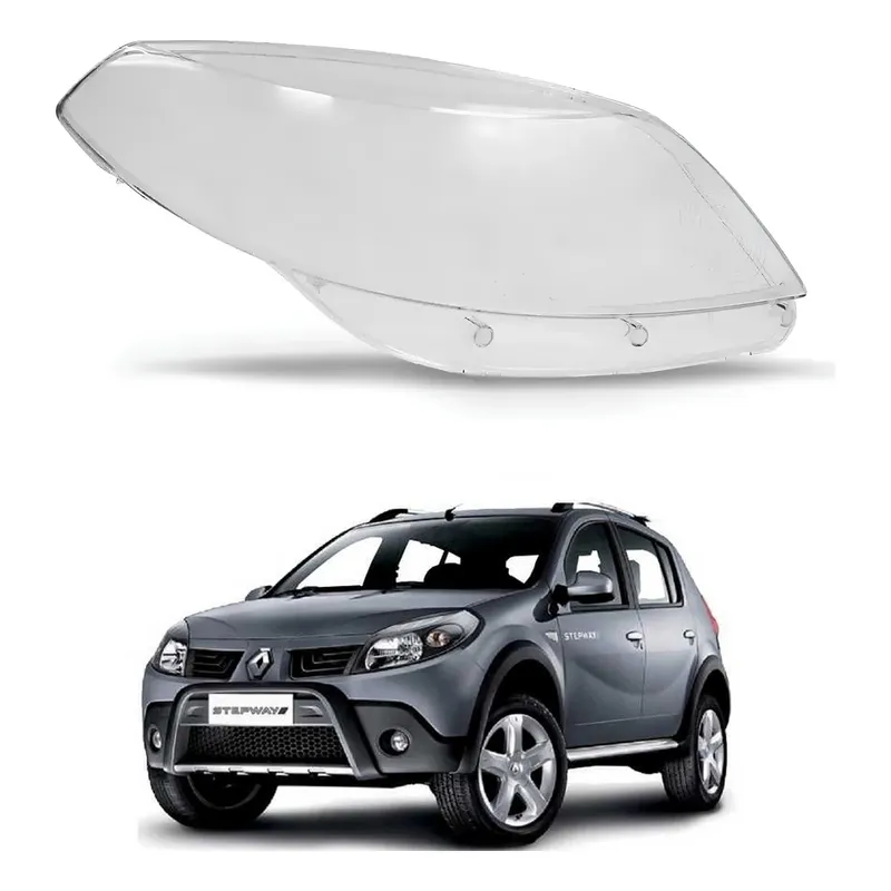 Lente Do Farol Sandero Stepway 1.6 2007 A 2014