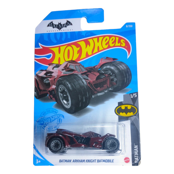 Hot Wheels Batman Arkham Knight Batmobile 1-5 Rojo 2020