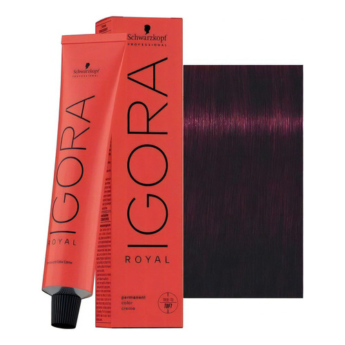  Tinte Permanente En Crema Igora Royal Tubo De 60g Tono 4-99