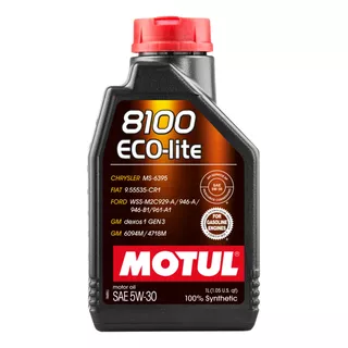 Aceite Motor Auto Motul 8100 5w30 Eco-lite  Dexos 1l