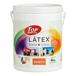 Latex Lavable Interior Exterior 4 Litros Colores Color Naranja mandarina