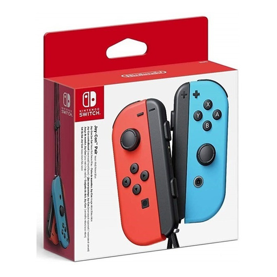 Control Nintendo Switch Joy-con Neon Azul Y Rojo