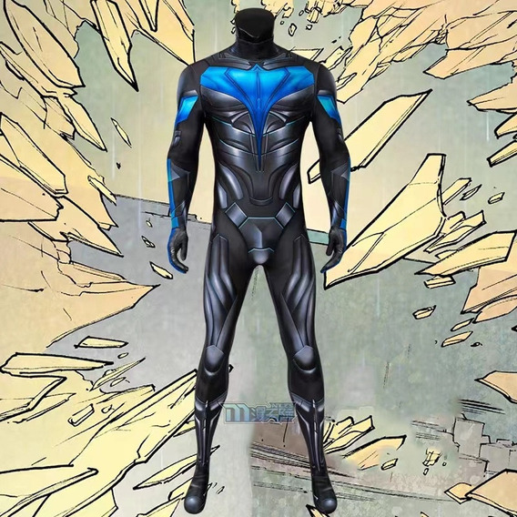 1 Mono De Cosplay De Gotham Knights Nightwing Para Halloween 1