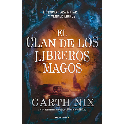 El clan de los libreros magos, de Nix, Garth. Serie Middle Grade Editorial Roca Infantil y Juvenil, tapa blanda en español, 2022