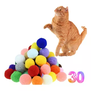 Brinquedo Gato Interativo Pom Pom Colorido Felpudo Fofo 