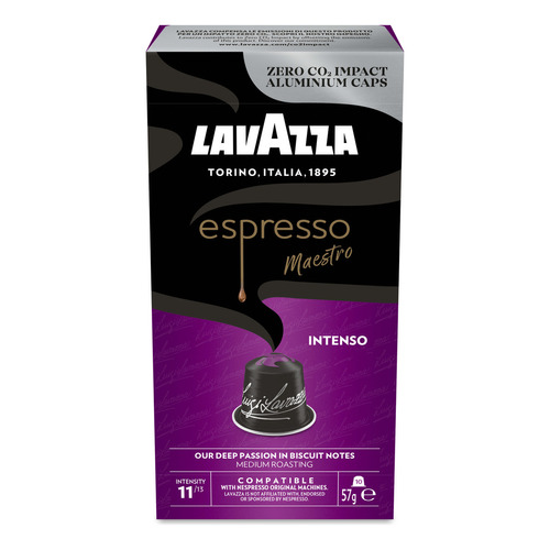 Café Espresso Maestro Intenso Lavazza 10 Cápsulas