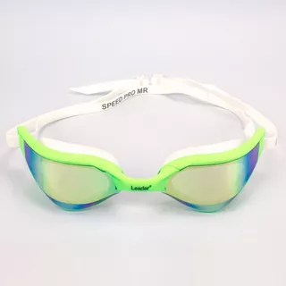 Óculos Natação Pro Espelhado Leader Speed Pro Verde