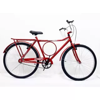 Bicicleta Modelo Masculino Barra Forte Barra Circular Aro26 