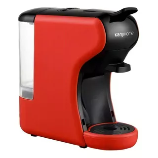 Cafetera Kanji Kjh-cm1500mc01 Automática Roja Para Expreso Y Cápsulas Monodosis 220v