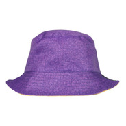 Bucket Hat Morado Rústico / Amarillo