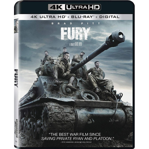 4K Ultra HD + Blu-ray Fury / Corazones De Hierro