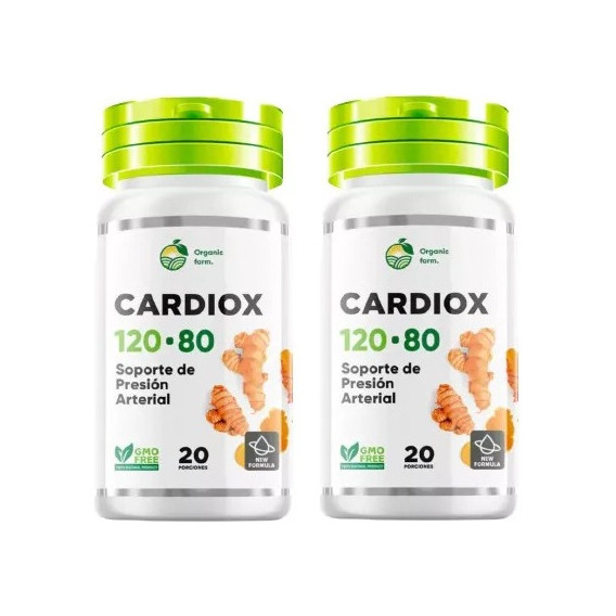 Cardiox Trata Presión Arterial & Salud De Corazón 02 Frascos