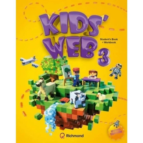 Kids' Web 3 Student's Book + Workbook, de SELIGSON, PAUL. Editorial SANTILLANA, tapa blanda en inglés, 2022