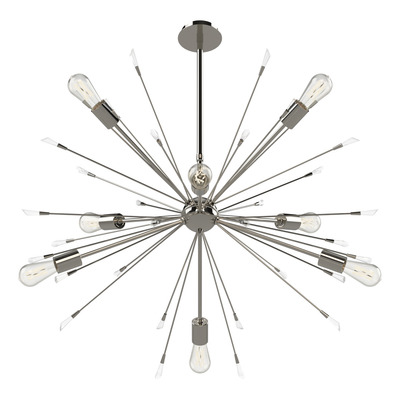 Colgante Araña Explosion 8 Luces Cromo 458-8 Deco Moderno Rd