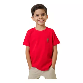 Camiseta Infantil Basic Vermelha
