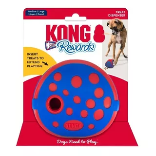 Brinquedo Recheável Para Cachorro Kong Rewards Wally - M/g Cor Roxo/vermelho