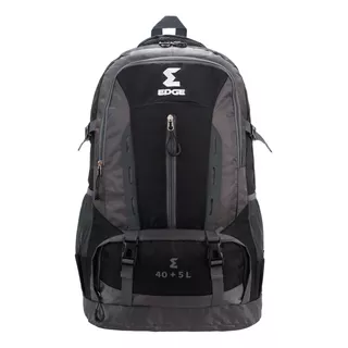 Mochila Camping/trekking/viaje Edge Camping 15845 Color Negro Diseño Color 45l