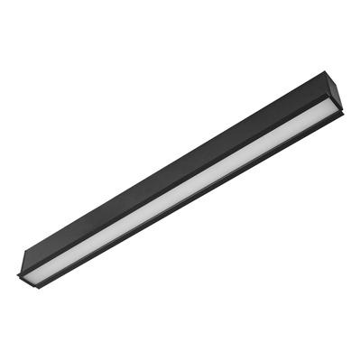 Perfil Lineal Dyna Embutir 60 Negro 12,5w 1200lm Leuk Negro