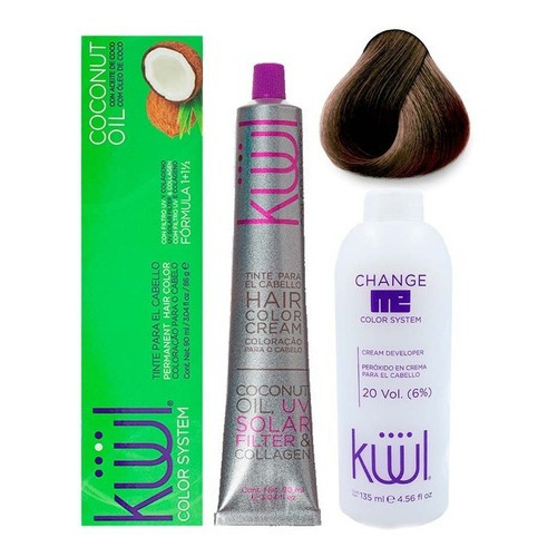 Kuul Color System 7.11 90ml - mL  Tono 7.11 rubio cenizo