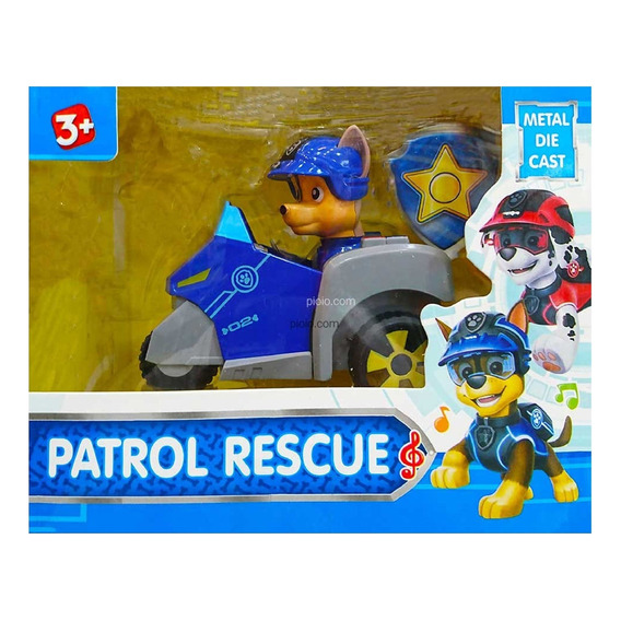 Paw Patrol Juguete  - Vehículos 13 Cm. Con Luz Y Sonido