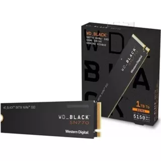 Ssd M.2 1tb Wd Black Sn770 Pcie 4.0 Nvme L5150mb/s E4900mb/s 