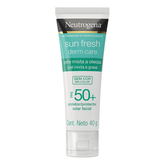 Protector Solar Facial Neutrogena Sin Color Derma Fps50 40g