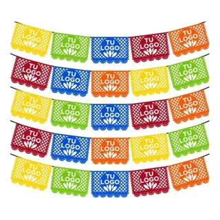 Papel Picado - 150 Metros De Enramada Personalizada