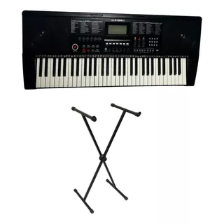 Teclado Musical 61 Teclas Sensitivas Usb E Midi C/ Suporte