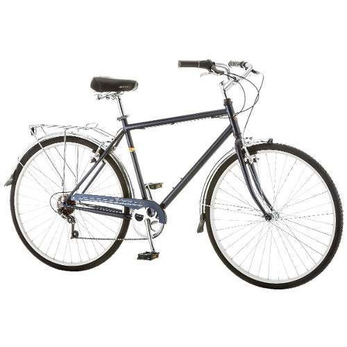 Bicicleta urbana masculina Schwinn Wayfarer  2018 R28 7v freno v-brakes color azul