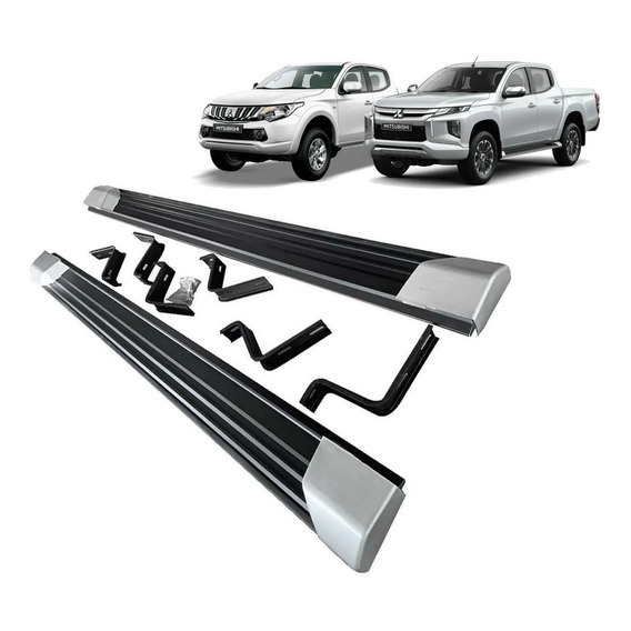 Pisaderas Aluminio Modelo Original Mitsubishi L200 2016-2022