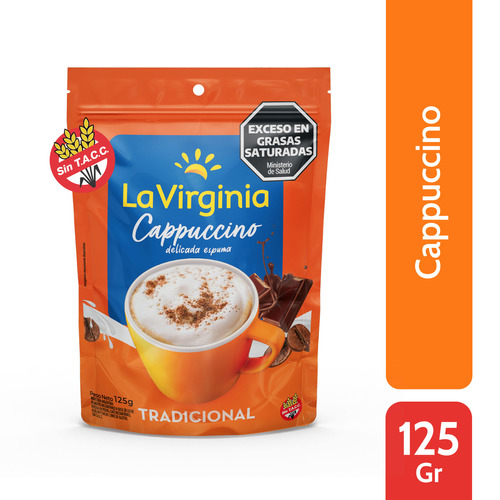 Cafe Cappuccino Tradicional La Virginia Repuesto X 125 Gr