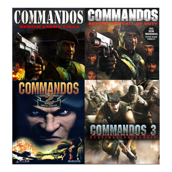 Commandos 1 2 Y 3 Español Pc Digital Tenelo Hoy