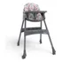 Silla De Comer Bebesit Steps Plegado Ultra Compacto Color Rosa Step