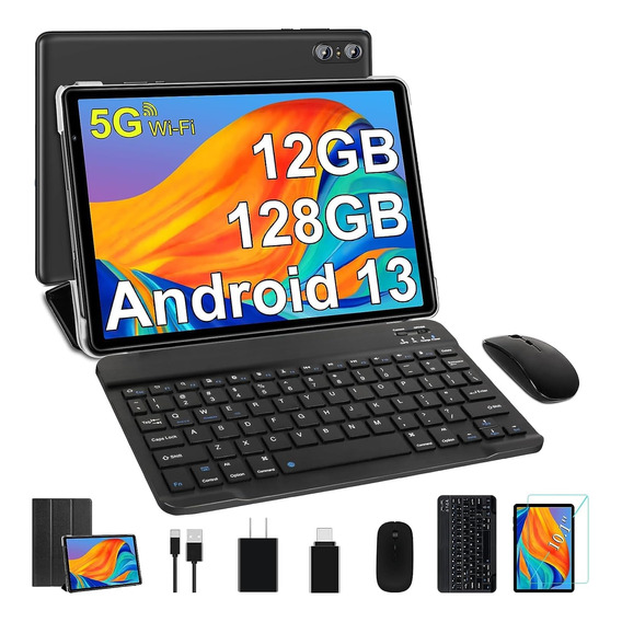 Tablet 10.1'' 12gb+128gb Rom/1tbtf Android 13 Teclado Y Mous