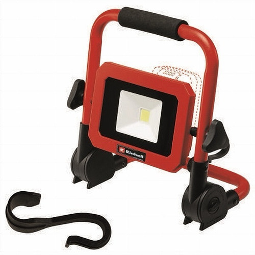 Reflector Led Inalámbrico Einhell 1800lm Luz De Obra 150w Carcasa Rojo Luz Blanco frío