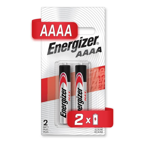 Pila Energizer Aaaa Alcalina Blister 2 Unidades