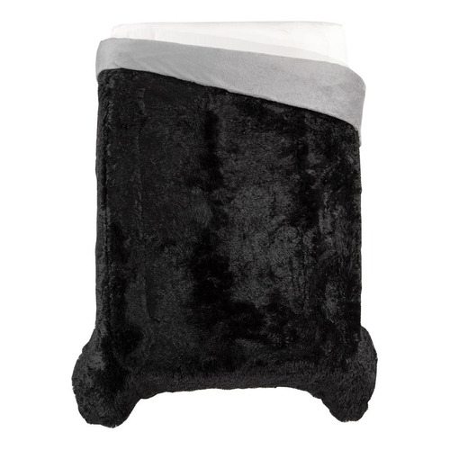 Cobertor King Size Pelo Alto Colchas Concord Color Luxury (negro