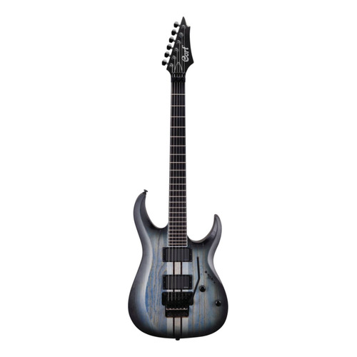 Guitarra eléctrica Cort X Series X500 de fresno open pore jean burst con diapasón de ébano