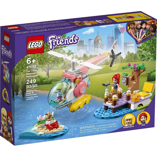 Lego Friends Para Niñas Helicóptero De Rescate 41692