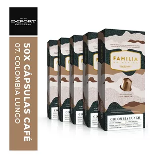 50x Cápsulas Comp. Nespresso - Import - Promo Familia