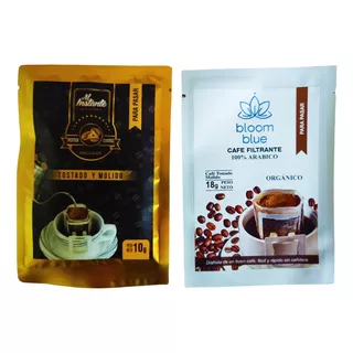 Café Molido Filtrante Orgánico Sobre X 18gr - Intenso Aroma