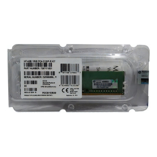 Memoria RAM 4GB 1 HP 726717-B21